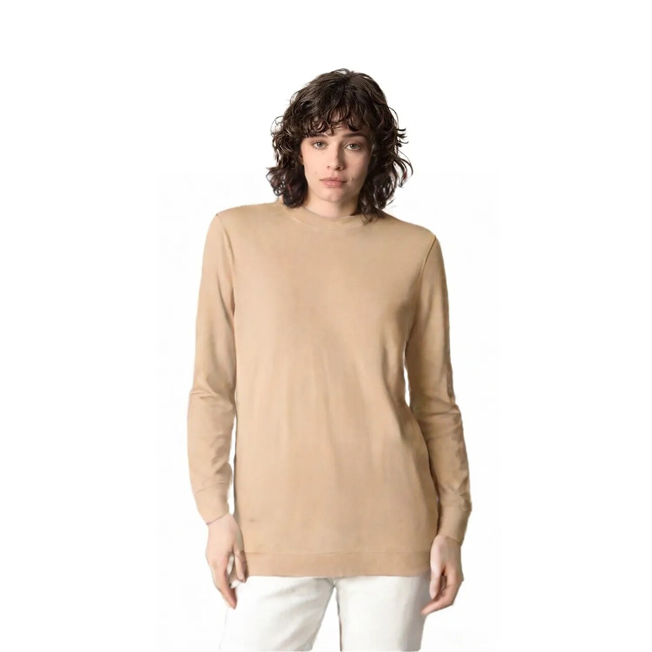 BELLA + CANVAS Unisex Jersey Long Sleeve Tee Lightweight Airlume Cotton Retail Fit Everyday Casual Shirt